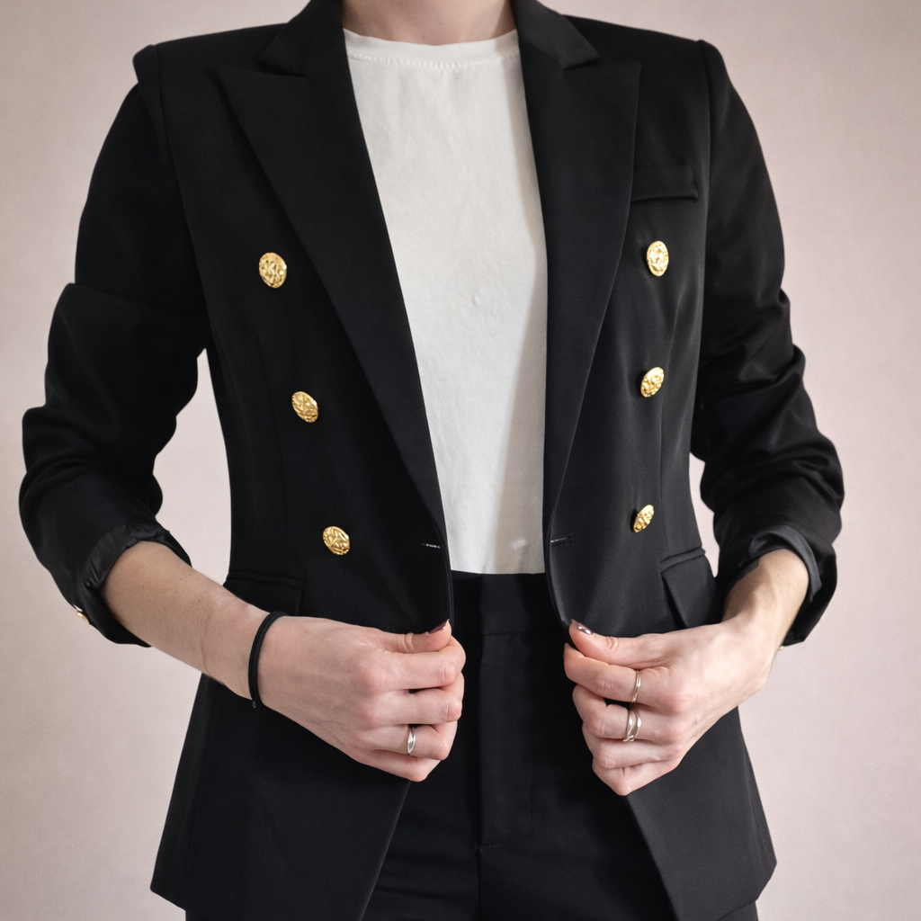 Veste blazer boutons